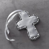 Beatriz Ball Baby Organic Pearl Cross Ornament