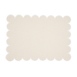 Set of 2 Scalloped Placemats (Multiple Color Options)