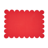 Set of 2 Scalloped Placemats (Multiple Color Options)