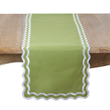 Scalloped Border Runner (Two Color Options)