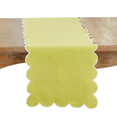 Scalloped Table Runner (Multiple Color Options)