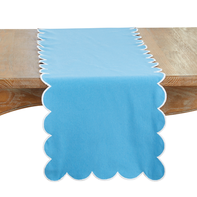 Scalloped Table Runner (Multiple Color Options)