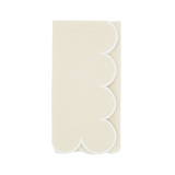 Set of 2 Scalloped Napkins (Multiple Color Options)