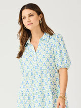 Mary Square Eloise Dress in Sweetbriar Blue