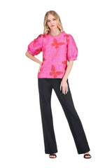 Flutter Bloom Short Sleeve Blouse