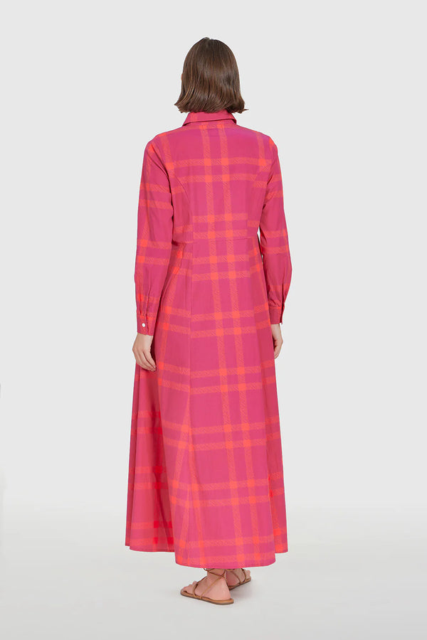 LIVRO Hollyberry Check Classic Shirtdress