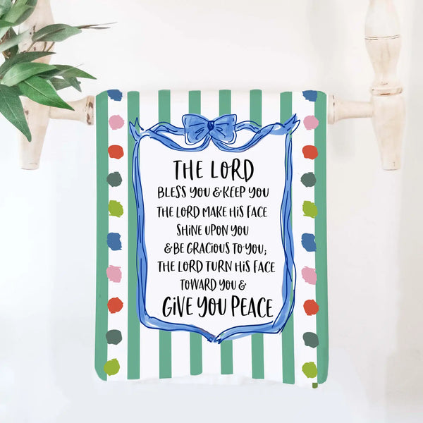 "Bless You" Bow Towel
