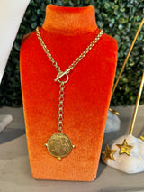 Knotty Bling Moneta Necklace