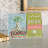 Cleerely Stated 2026 Calendar With Acrylic Stand