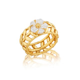 Capucine De Wulf Mermaid Garden Fleur Vine Ring (Multiple Size Options)