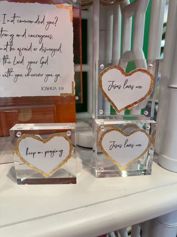 Acrylic Scripture Block (Multiple Style Options)