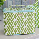 Laura Park Petite Frond Green Train Case