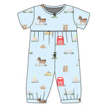 Three Little Ducks Sullivan Romper- Willow Creek Farm