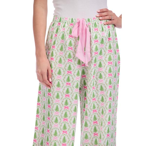 Holiday Pajama Pants with Trees