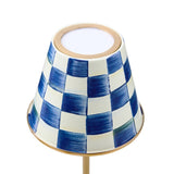 Mackenzie Childs Royal Check LED Rechargeable Cafe Table Lamp