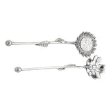 Mariposa Sunflower and Cosmos Salad Servers