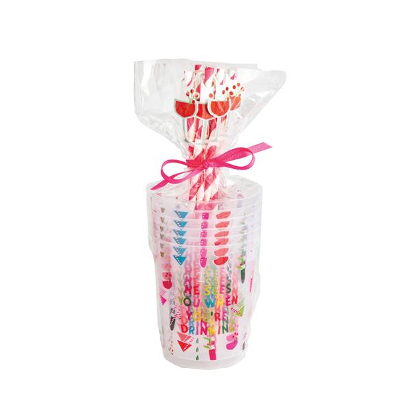 Holiday Party Cup Set (Three Color Options)