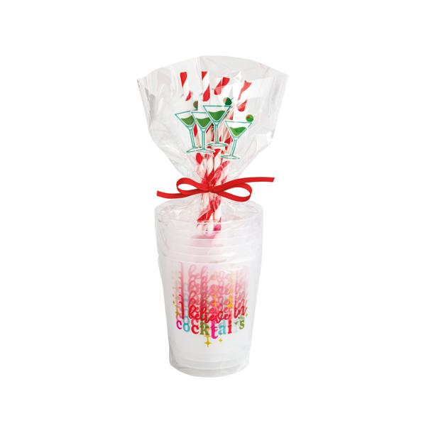 Holiday Party Cup Set (Three Color Options)