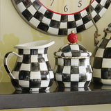 MacKenzie Childs Courtly Check Lidded Sugar Bowl