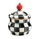 MacKenzie Childs Courtly Check Lidded Sugar Bowl
