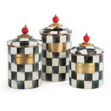 MacKenzie-Childs Courtly Check Canisters