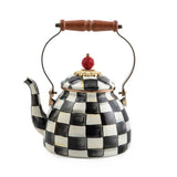 Mackenzie Childs 2 quart Courtly Check Tea Kettle