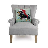 Christmas Dachshund Pillow