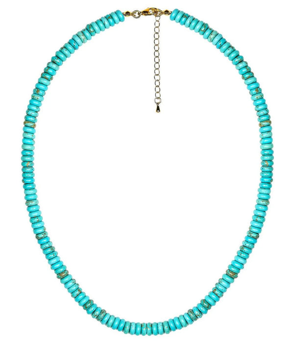 Lisi Lerch 8mm Tradd Turquoise Necklace