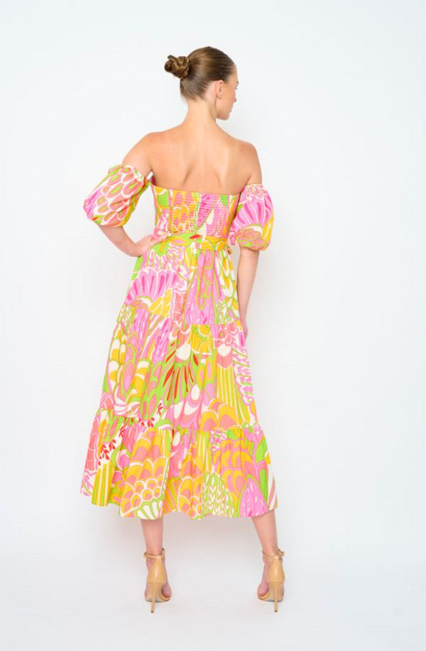 Flora Bea Oly Dress in Tropicana