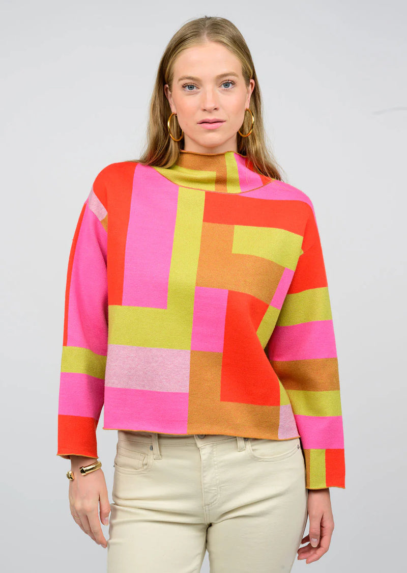 Ivy Jane Color Block Sweater