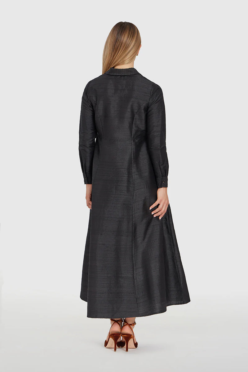 LIVRO Black Classic Shirtdress