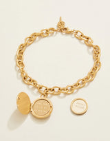 Spartina Mini Round Locket Bracelet in Starburst