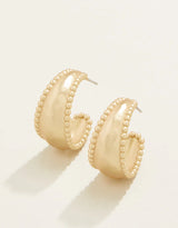 Spartina Milly Hoop Earrings in Gold