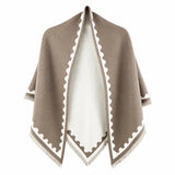 Scalloped Edge Elegance Triangle Wrap (multiple color options)
