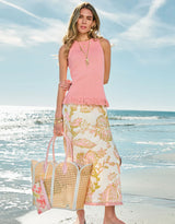 Spartina Jersey Midi Skirt