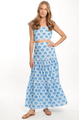 Aurelia Skirt in Deep Blue Sky