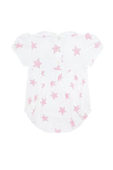 Nellapima Pink Stars Print Smocked Bubble