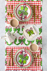 Festive Candy Cane Table Runner