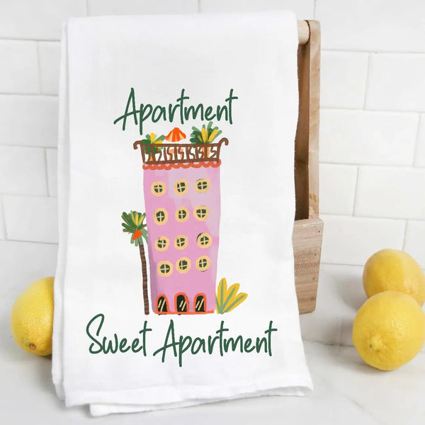 Apartment Sweet Apartment Tea Towel