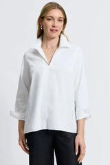 Foxcroft Agnes Blouse in White