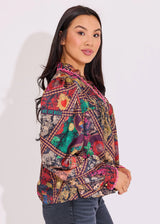 Alden Adair Oliver Top in Royalty