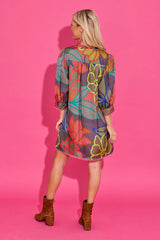 Alden Adair Lori Dress in Geo Floral