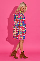Alden Adair Lori Dress in Circus Plaid