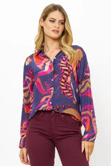 Oliphant Button Down Arabia Blouse