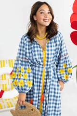 TELA Mercantile Picnic Plaid Dress