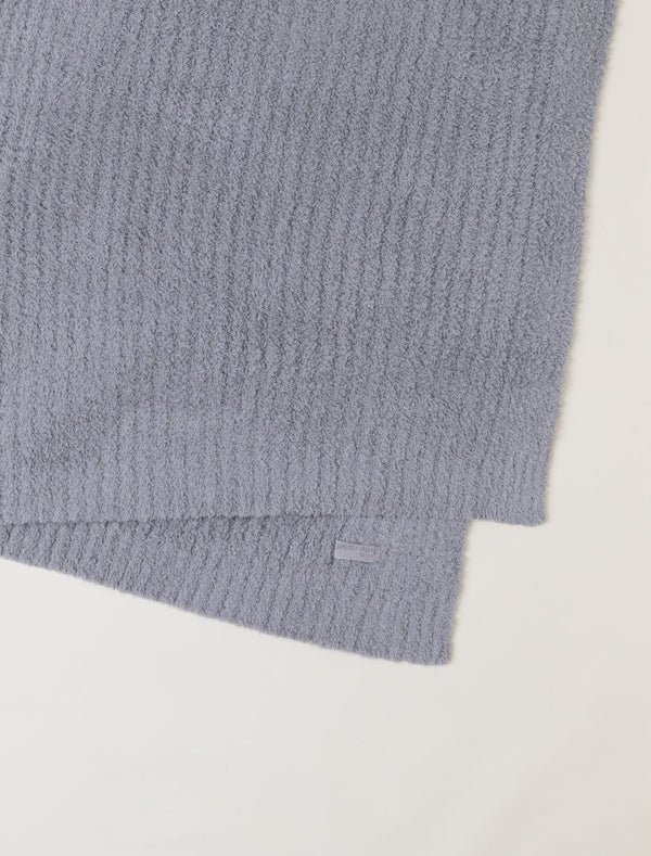 Barefoot Dreams Cozychic Ribbed Throw in Dove Gray