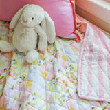 Laura Park Brooks Avenue Pink Baby Blanket