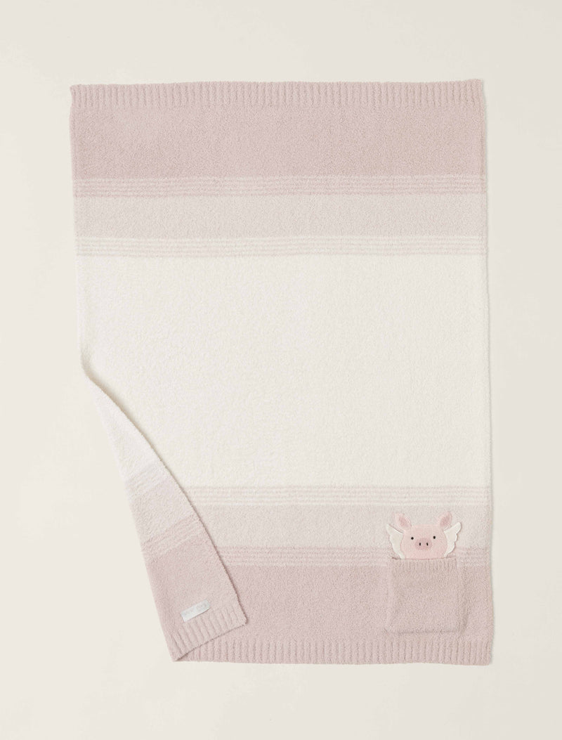 Barefoot Dreams Flying Pig Stroller Blanket