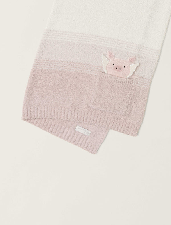 Barefoot Dreams Flying Pig Stroller Blanket