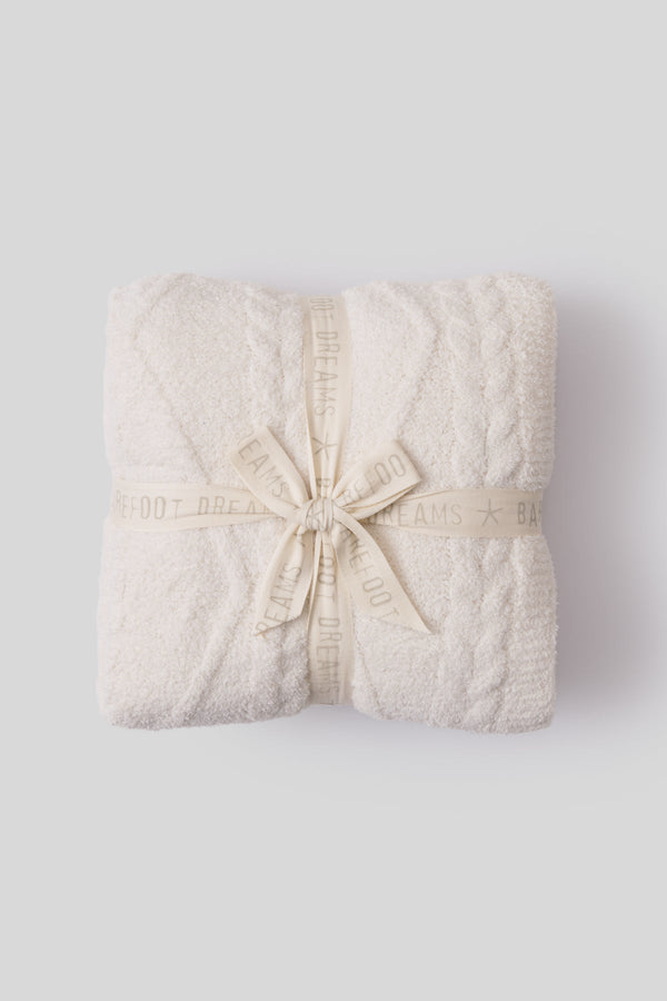 Barefoot Dreams Fisherman Cable Throw